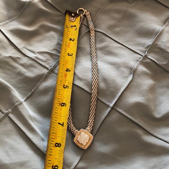 14k Sterling Silver Rope Necklace - Picture 6 of 8